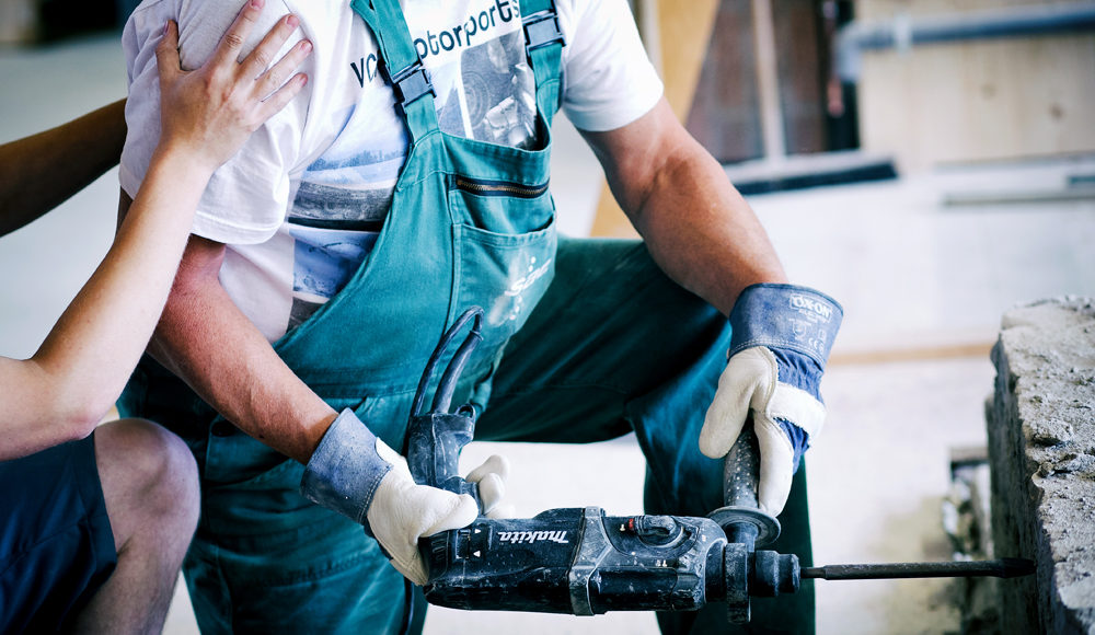 Arbeitstherapie ZiP Halle, Maurer Schlagbohrmaschine